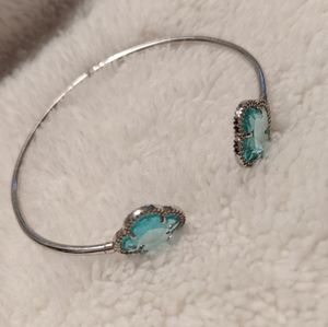 Silver and blue Bracelet